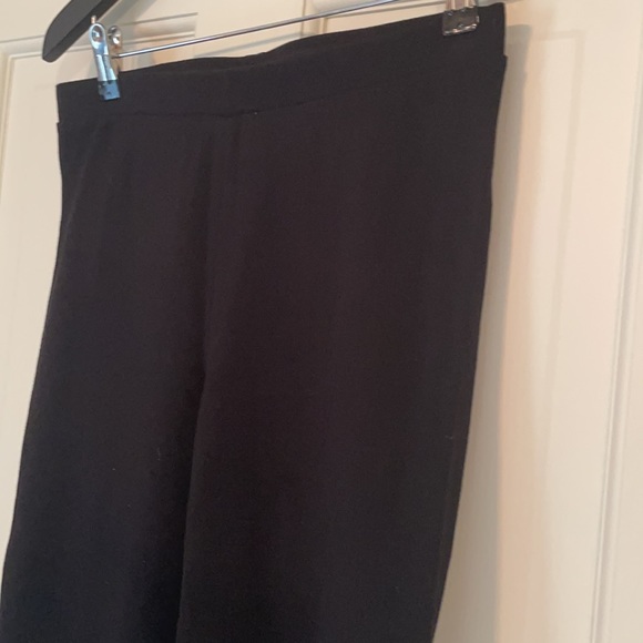 Crop Pants BCBG Black Elastic Waist Pants -M - Picture 6 of 10